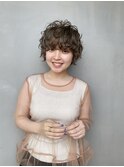マッシュショートパーマ/ニュアンスパーマ/ショートパーマ