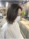 重軽ぱっつんボブ