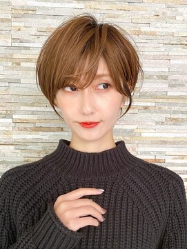 ロビー 表参道(ROBBY) 前髪あり/20代30代40代/ひし形レイヤーショートボブ/表参道
