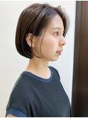 【mee.】ハセガワヒトシ シルキーベージュ斜めバンク