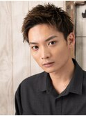 グレージュカラー小顔ハンサム耳だしベリーショートg与野