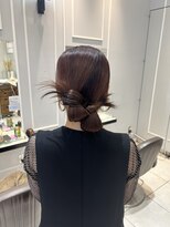 ネオリーブギンザ 銀座店(Neolive GINZA)&nbsp;ヘアアレンジ　結婚式まとめ髪　【銀座】福田