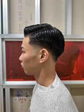 メリケンバーバーショップ トーキョー(MERICAN BARBERSHOP TYO) ハイライト/マッシュパーマ/ウルフ/アッシュブラック8