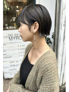 マイロ(MYRO) 【MYRO】内側ツーブロックのミニボブ