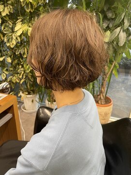 シェル 吉祥寺(shell) グレージュカラー/ボブウルフ/黒髪/ココアベージュ