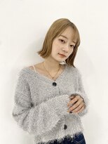 サンクチュアリー ウィズ コネクト(Sanctuary with connect)&nbsp;外ハネボブ×ハイトーンベージュ