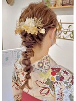 ハコ(HACO) ゆるふわ【編みおろし】ヘアセット