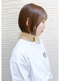 【morio札幌】札幌ショートボブ　ぱつっと丸みボブ