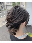 大切な日に崩れにくく可愛いゆるふわヘアセット