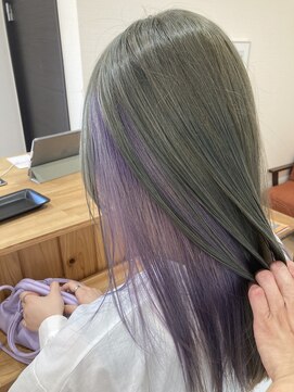 バルールバイおしゃれ泥棒(Valeur by) シルバーカラー（インナーパープル）