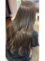 アメイジングヘアー 中沢店(AMAZING HAIR)&nbsp;ライトグレージュ/韓国ロング/韓国ヘア/透明感カラー/抜け感