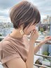 【木元指名限定】似合わせカット+白髪ぼかしハイライト+トリートメント
