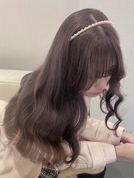 ベレーザ 渋谷(BELEZA) 10569秋色オリーブグレージュ髪質改善透明感カラーワンホンヘア