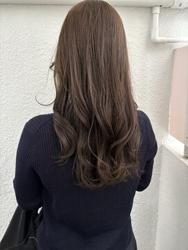 ローレンジウ(LOREN JU) 透明感髪質改善ベージュダブルカラーミルクティーグレージュ