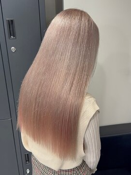 ベレーザ 渋谷(BELEZA) 10653秋色ミルクティーベージュ髪質改善ウルフレイヤーロング