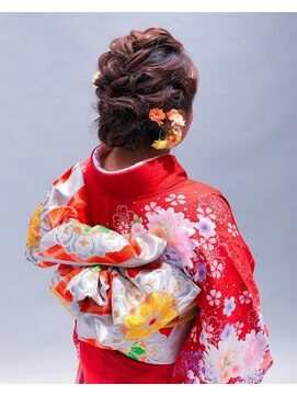 ルミュドゥプレシャス(LEMIEUX de precious) 振袖ヘアゆるふわアップスタイル