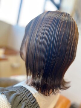 ヘアーブランドジン ティアラ(HAIR BRAND Jin Tiara) 白髪ぼかしハイライト【松山美容室】