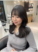 レイヤーカット/顔周りカット/ハッシュ/小顔/美髪/透明感/くびれ