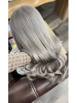 ココテラス(coco terrace) ブリーチ/ケアブリーチ/ホワイトシルバー/ダブルカラー