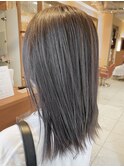 極細ハイライト×透明感◎グレージュ　【大森】