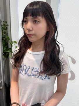 ジーナ 熊本(Zina) Zina熊本/インナーカラー/ピンクベージュ/オン眉