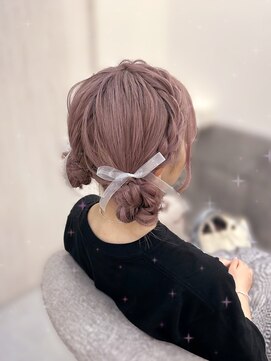 ヘア サロン クラン ソア 心斎橋店(hair salon clan soar) ツインお団子【クランソア】ヘアメ/ヘアセット/心斎橋