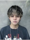 王道マッシュ/ハイライトカラー/ホワイトメッシュ