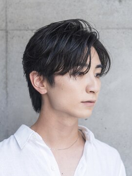 テクト バイアッシュ 吉祥寺店(Tect by Ash) フェザーパーマセンターパート毛流れパーマニュアンスパーマ