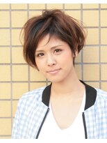 レウナ 外苑前(Reuna)&nbsp;【30代40代50代60代】カットで決まるひし形ショートボブ