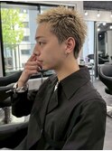 スパイキーショート/王道スパイキー/ブロンドベージュ/渋谷