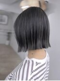 Moana【平塚】#ダークグレージュ#切りっぱなしボブ#小顔魅せヘア