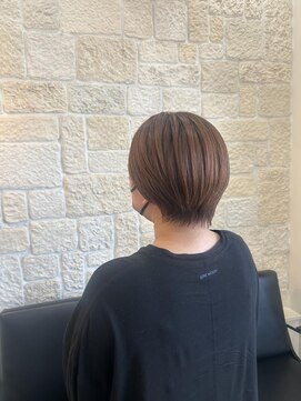 ヴァン カウンシル 川口店(VAN COUNCIL) オレンジベージュイヤーショート【東川口　艶カラー】