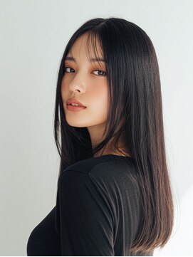 コトンアトリエ 人形町(COTON atelier) 大人艶ロング＊センターパート