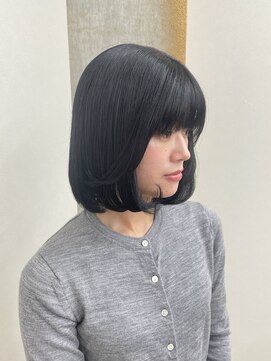 リフトバイマグ 松本駅前店(lift by mag) 20代30代40代コリアンブラックカラー大人ボブ透明感小顔