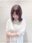 ミディアム.紫カラー☆