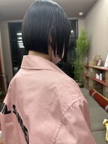 フェンヘアーアイス 中目黒(Fen.hair ici)&nbsp;韓国大人ショートボブ小顔カット前髪ありワンカール20代30代