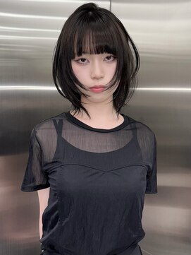 アイヴァン(AIVAN) レイヤーボブ フェイスレイヤー ブルーブラックi