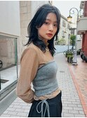 Aimee 町田　ハッシュカット×ブルーブラック
