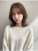 【mii岡崎】外ハネニュアンスミディ