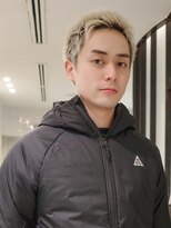 ラパンセヴェールメンズ 栄(LA PENSEE VERT MEN'S) 【Mitsui】ブロンドスパイキーショート