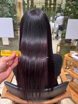 テラスアヴェダ 福岡パルコ店(Terrace AVEDA)&nbsp;髪質改善×ディープチェリーレッド