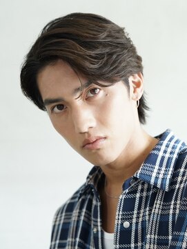 フィフス(fifth) 原宿フェザーショートフェザーパーマセンターパートウルフゆるめ