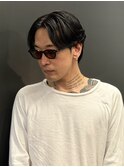 【ニュアンスパーマ】センターパートスタイル