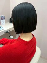 ソンノ(sonno)&nbsp;ブルーブラック タッセルボブ 髪質改善 艶髪 ショートボブ