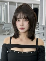 マウルルナ(MAEUL luna)&nbsp;ハッシュボブ　顔まわり　縮毛矯正　u24  韓国　名古屋栄