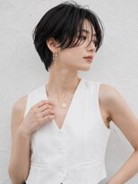 ミロアヴィタ 平尾(miroa vita)&nbsp;ショートボブ 顔周りカット 髪質改善 黒髪 ハンサムショート