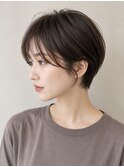 朝のお手入れが楽なふんわりショート/40代/藤沢