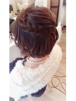 マカリィ 池袋店(Makalii)&nbsp;ショート編み込みハーフ