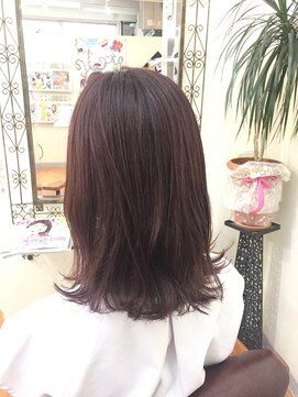 アーチフォーヘアー(a rch for hair) 【パールピンクグレー 外ハネ♪♪】