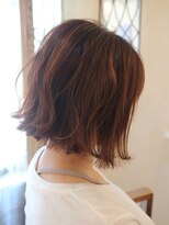 シェア(SHARE hair make works) 【20代・30代】無造作前下がりボブ